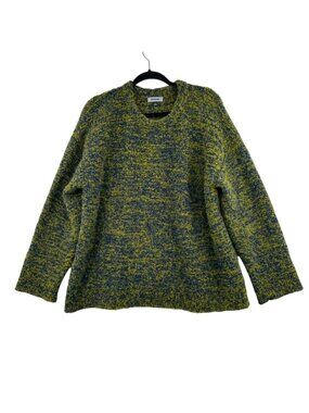 Iridium Sweater Women's One Size Multicolor Alpaca Blend Crewneck Boucle Knit